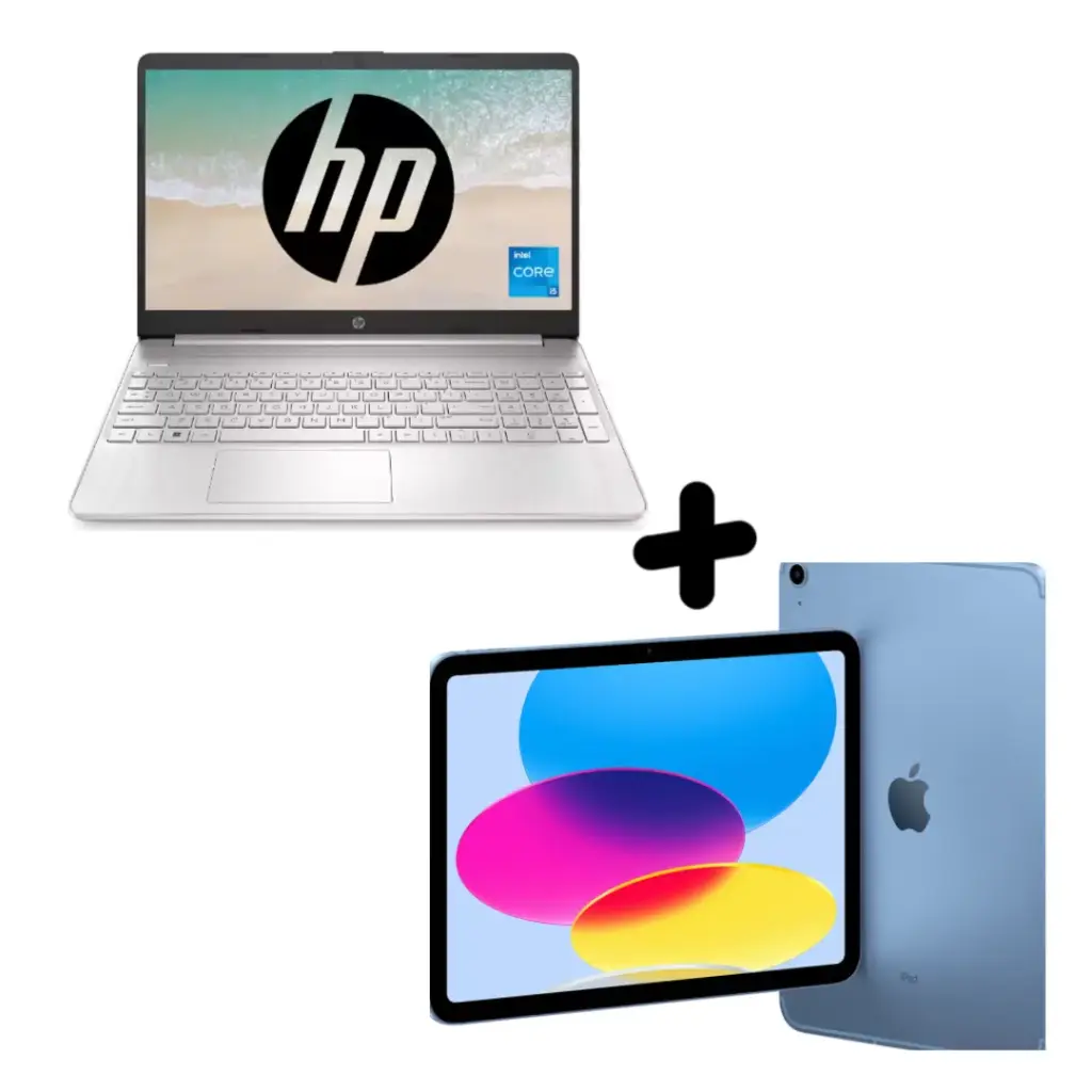 HP Laptop + iPad 