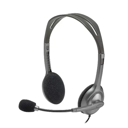 Logitech H110 Wired On Ear Headphones