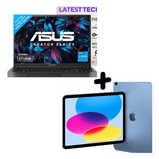 ASUS Laptop + iPad 